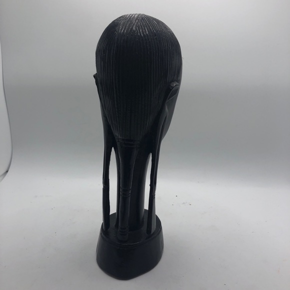 Vintage African Tribal Art - Carved Ebony - Picture 4 of 6